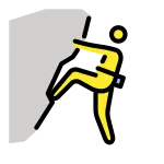 Person Climbing SVG Icon